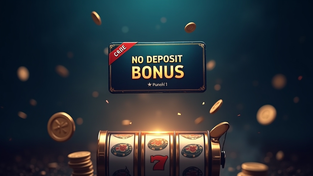 Bonus ohne Einzahlung mit leuchtendem Codefeld im Casino-Design
